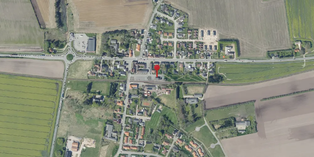 Historisk kort over Billum Station [1903-2002]