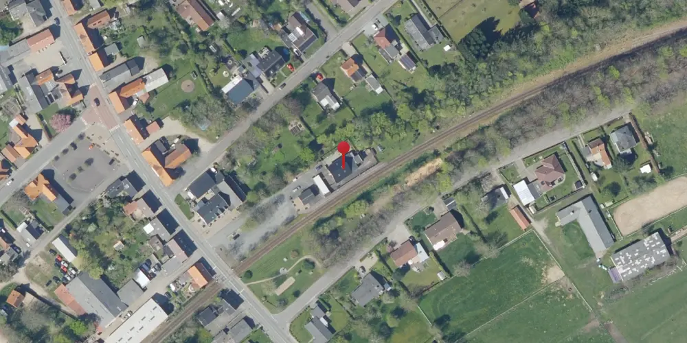 Historisk kort over Henne Station [1903-2002]