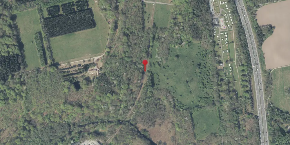 Historisk kort over Ravneholm Trinbræt [1900-1936]