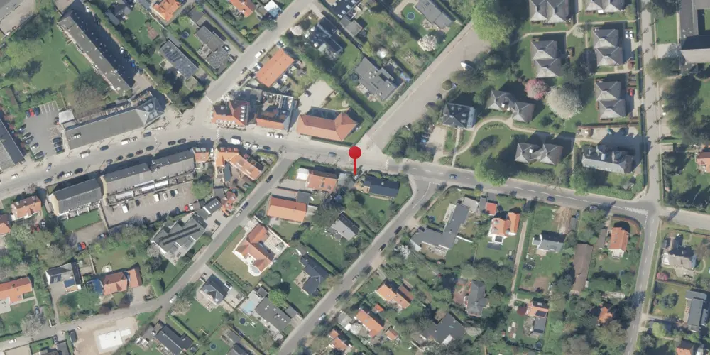 Historisk kort over Skodsborgvej Trinbræt