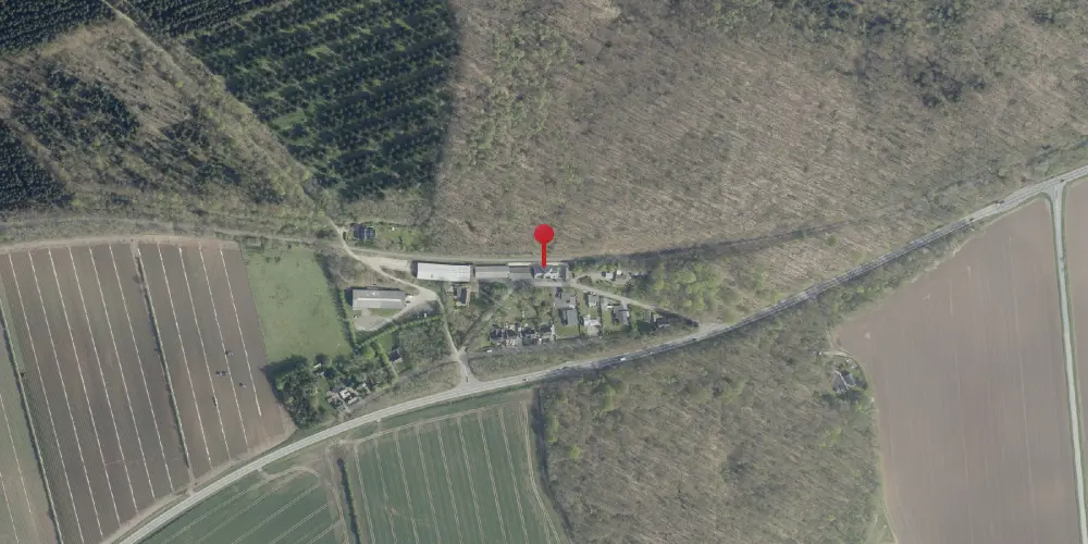 Historisk kort over Bækkelund Station [1922-1949]