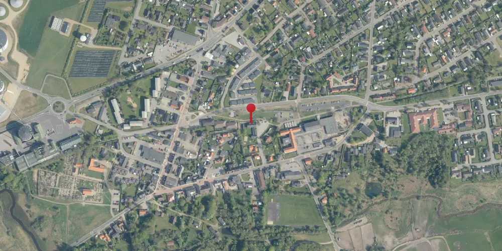 Historisk kort over Karup Holdeplads [1906-1922]