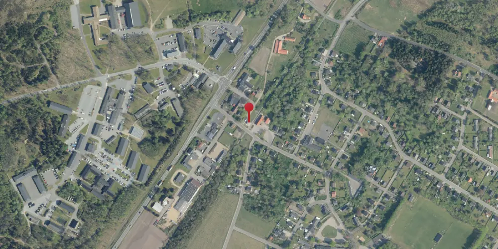 Historisk kort over Grove Trinbræt [1941-1954]