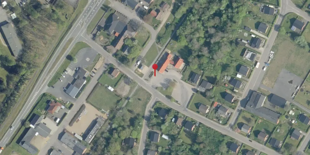 Historisk kort over Kølvrå Station [1954-1956]