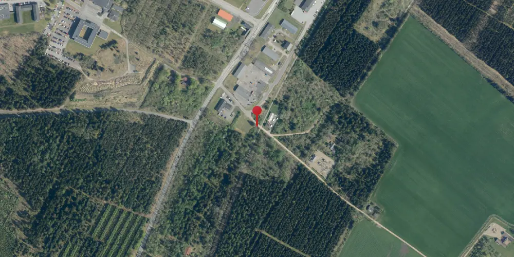 Historisk kort over Gedhus Sidespor [1921-1926]