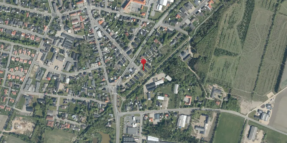 Historisk kort over Sunds Station [1922-1959]