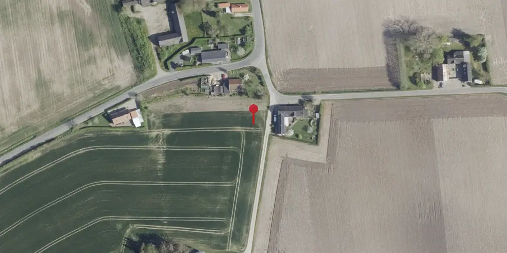 Historisk kort over Vesterby Billetsalgssted [1884-1886]