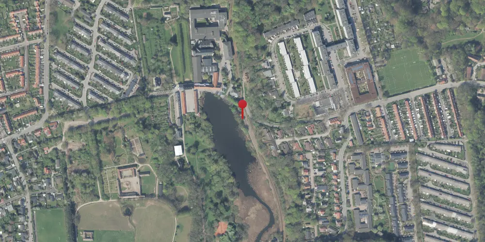 Historisk kort over Brede Station [1900-1968]