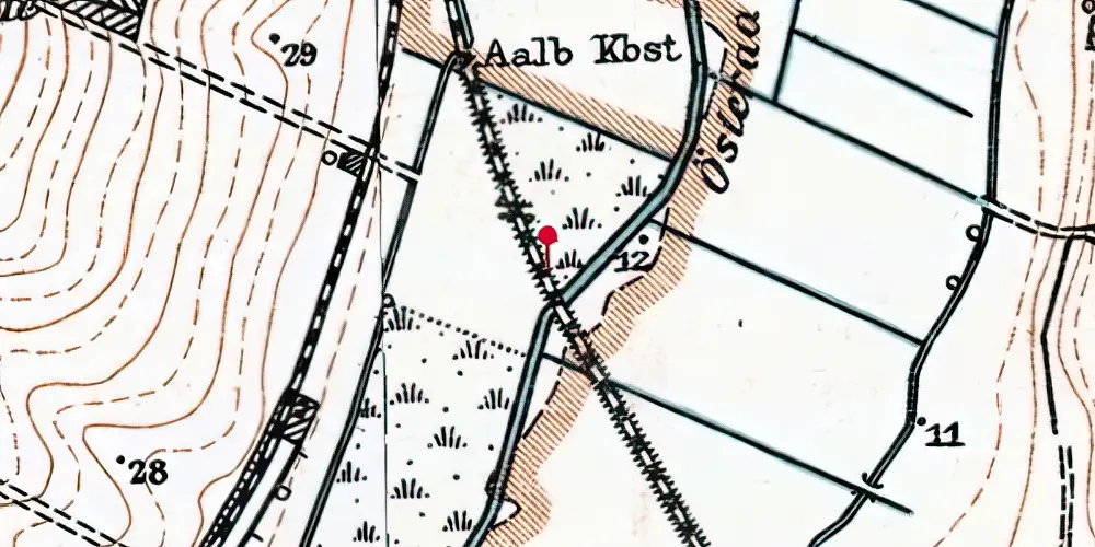 Historisk kort over Østeraadalen (Veterantog) Trinbræt Historisk kort over Østeraadalen (Veterantog) Trinbræt