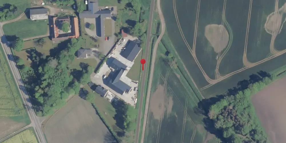 Historisk kort over Sønderstrup Sidespor Historisk kort over Sønderstrup Sidespor