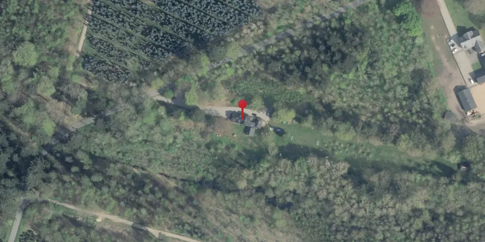 Historisk kort over Langesø Station