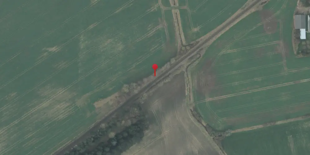 Historisk kort over Vedde Blokpost