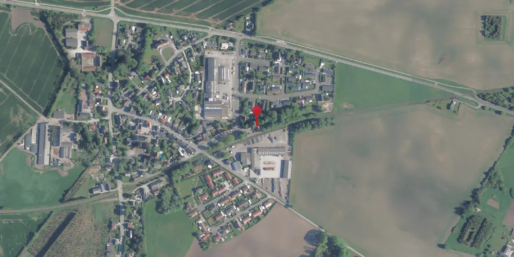 Historisk kort over Nyrup Station [1901-1984]