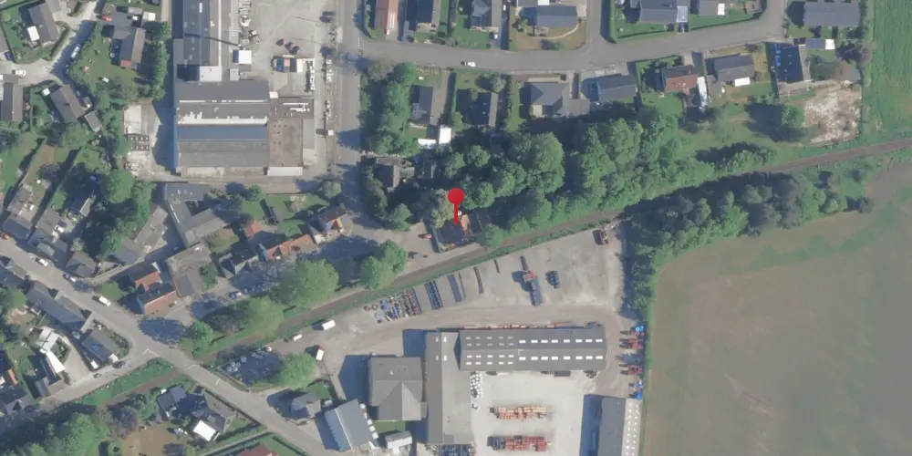 Historisk kort over Nyrup Station [1901-1984]