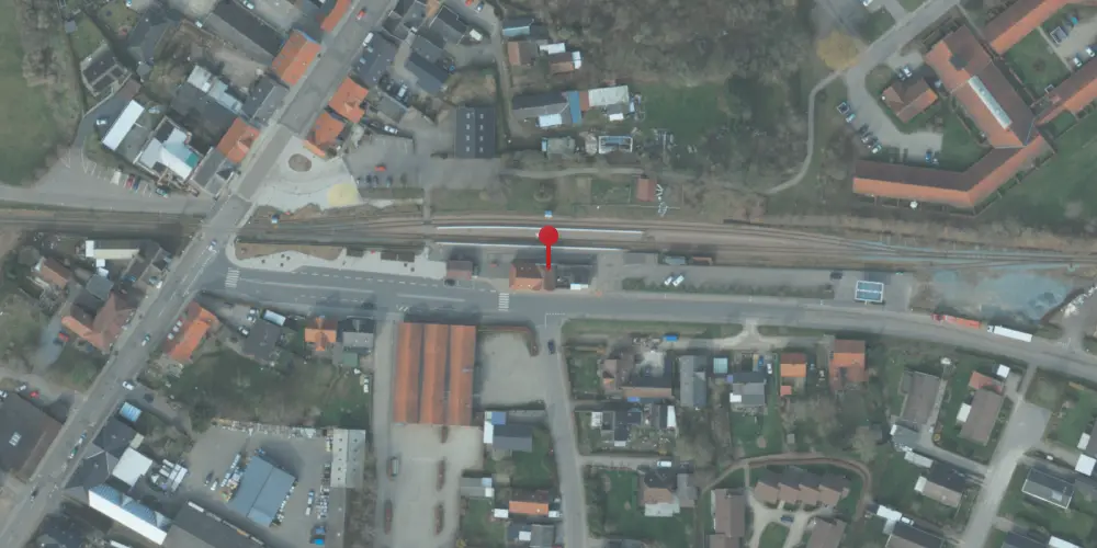 Historisk kort over Stenlille Station [1901-2001]