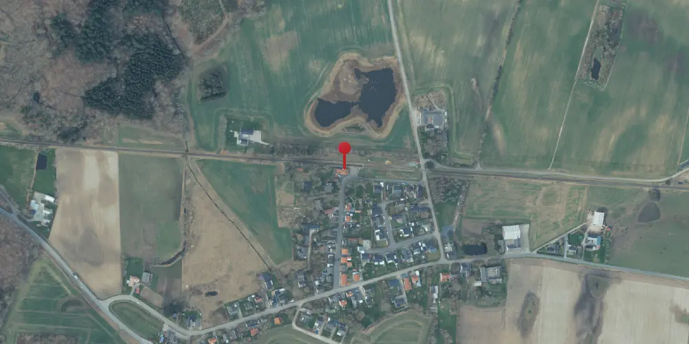 Historisk kort over Skellebjerg Station [1901-1982]