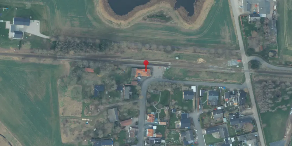 Historisk kort over Skellebjerg Station [1901-1982]