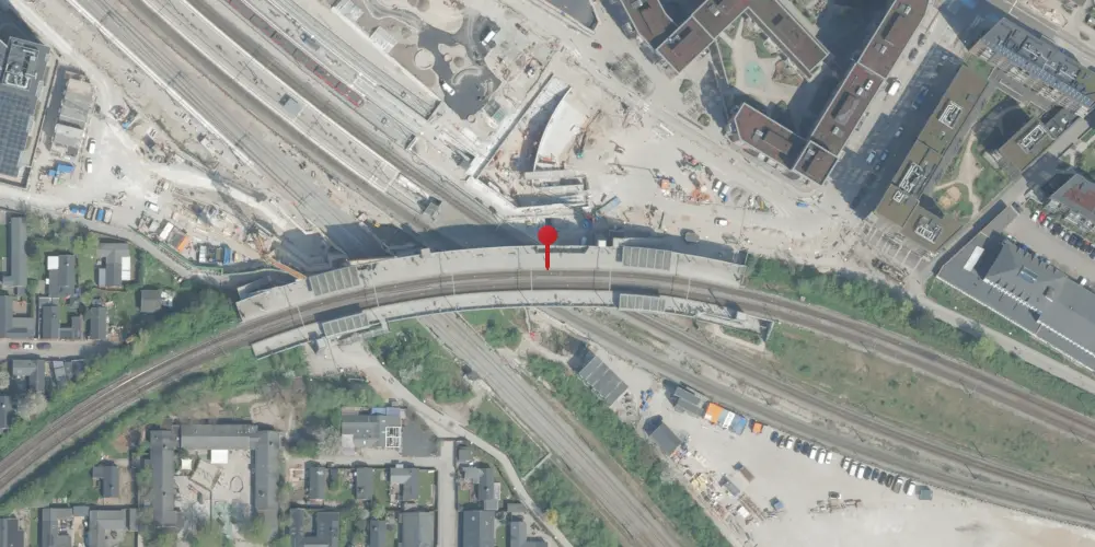 Historisk kort over Ny Ellebjerg Trinbræt [2006-2023]