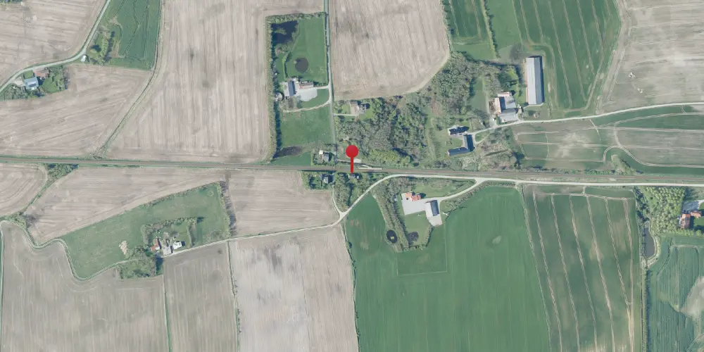 Historisk kort over Balleby Billetsalgssted [1899-1906]