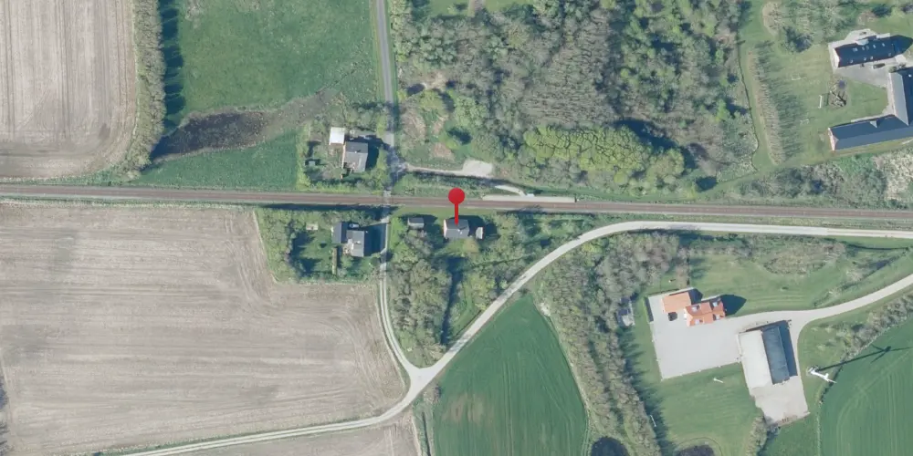 Historisk kort over Balleby Billetsalgssted [1899-1906]