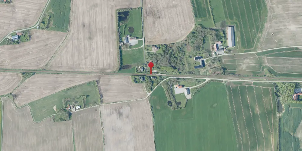 Historisk kort over Balleby Station [1906-1965]