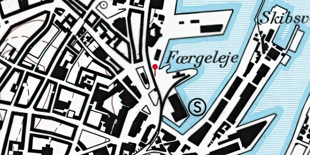 Historisk kort over Dokk1 Letbanestation Historisk kort over Dokk1 Letbanestation