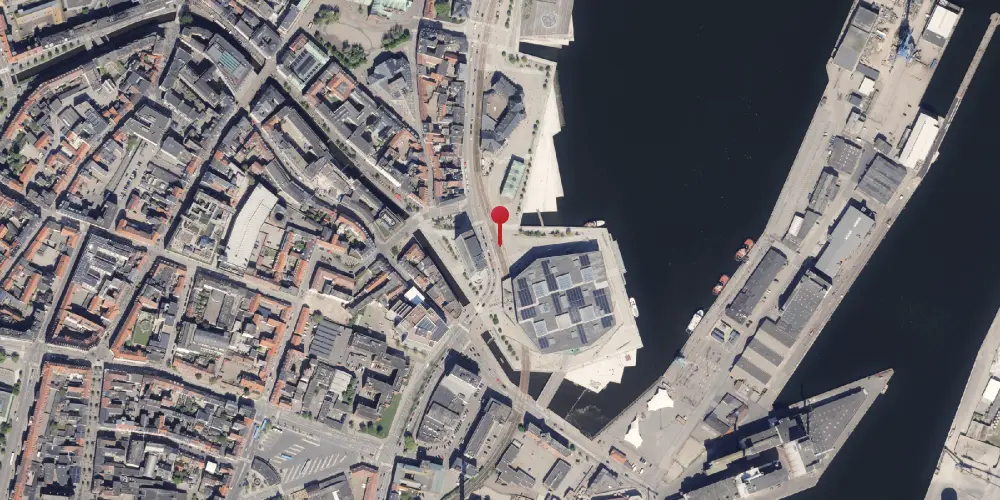 Historisk kort over Dokk1 Letbanestation Historisk kort over Dokk1 Letbanestation