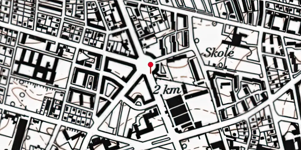 Historisk kort over Stjernepladsen Letbanestation Historisk kort over Stjernepladsen Letbanestation