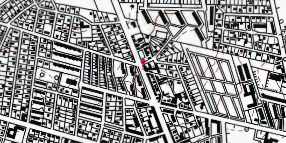 Historisk kort over Stockholmsgade Letbanestation