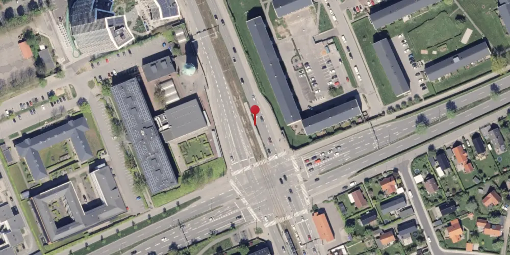 Historisk kort over Vandtårnet (Ringvejen) Letbanestation Historisk kort over Vandtårnet (Ringvejen) Letbanestation