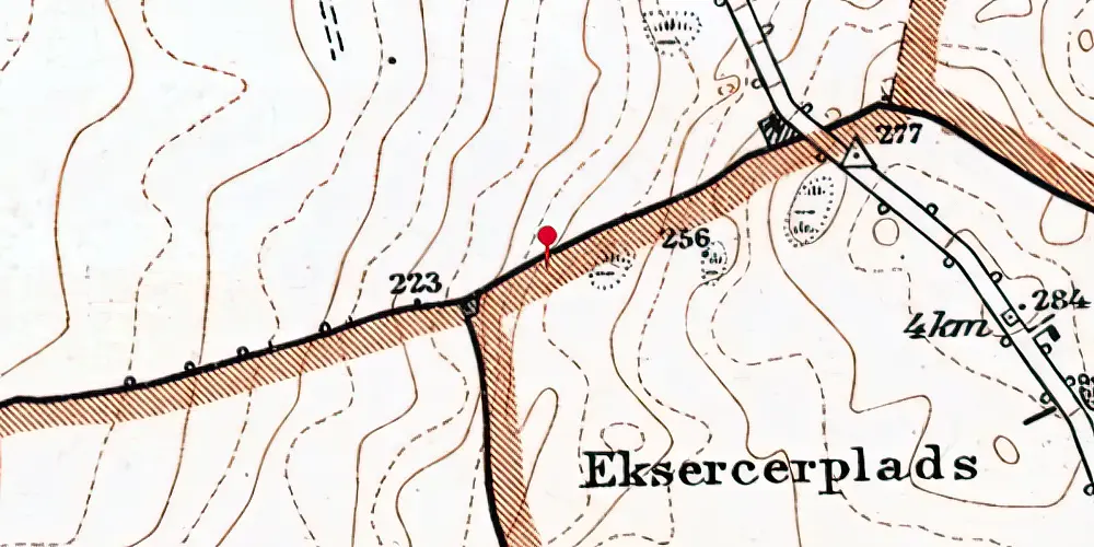 Historisk kort over Olof Palmes Allé Letbanestation Historisk kort over Olof Palmes Allé Letbanestation