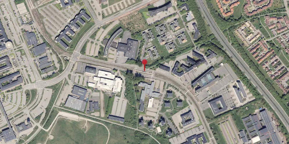 Historisk kort over Olof Palmes Allé Letbanestation Historisk kort over Olof Palmes Allé Letbanestation