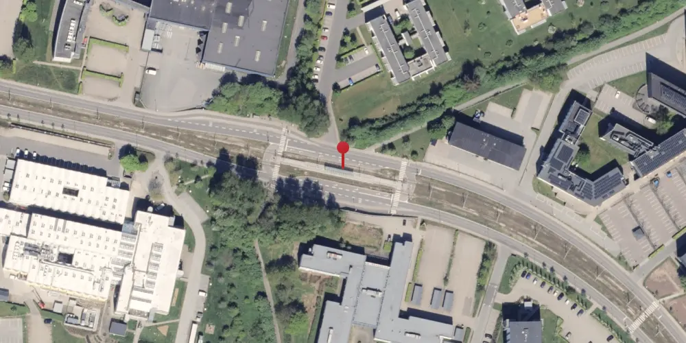 Historisk kort over Olof Palmes Allé Letbanestation Historisk kort over Olof Palmes Allé Letbanestation