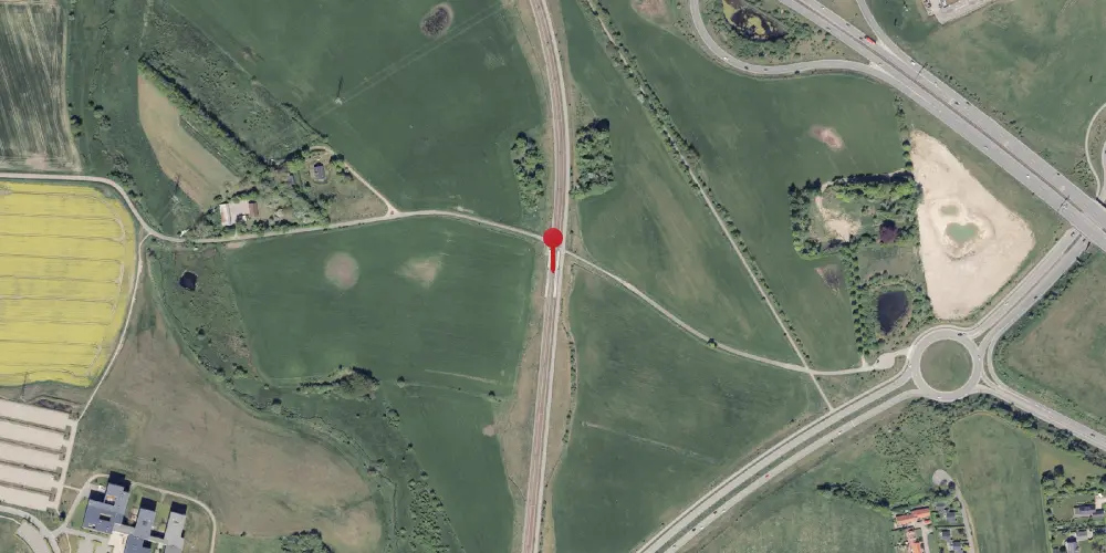 Historisk kort over Humlehuse Letbanestation