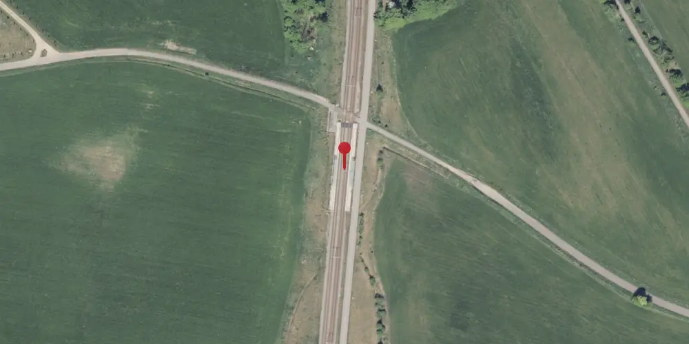 Historisk kort over Humlehuse Letbanestation