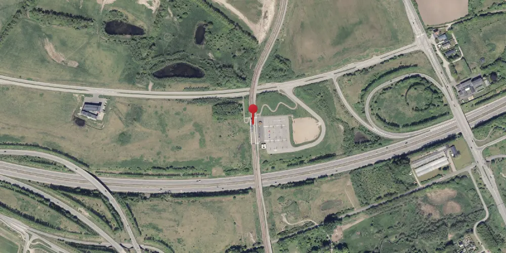 Historisk kort over Klokhøjen Letbanestation Historisk kort over Klokhøjen Letbanestation