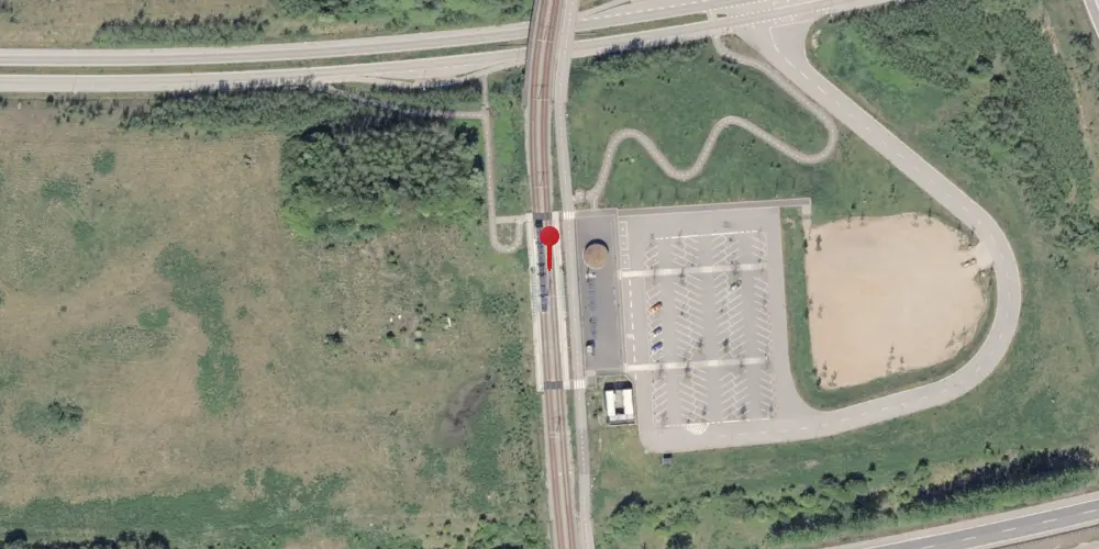 Historisk kort over Klokhøjen Letbanestation Historisk kort over Klokhøjen Letbanestation