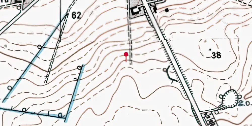 Historisk kort over Lisbjerg Bygade Letbanestation Historisk kort over Lisbjerg Bygade Letbanestation