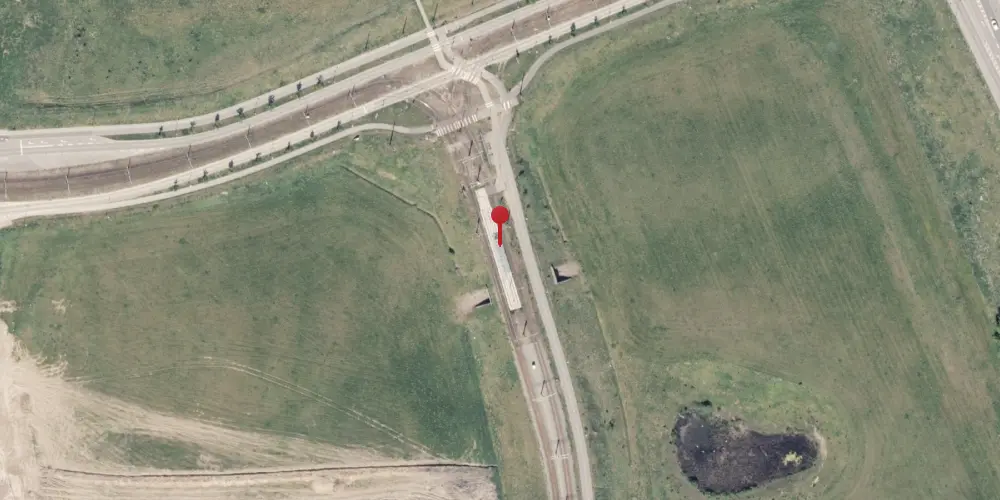 Historisk kort over Lisbjerg Bygade Letbanestation Historisk kort over Lisbjerg Bygade Letbanestation