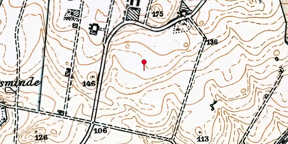 Historisk kort over Nye Letbanestation Historisk kort over Nye Letbanestation