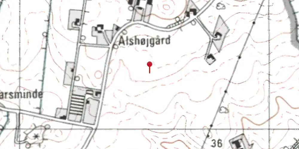 Historisk kort over Nye Letbanestation Historisk kort over Nye Letbanestation