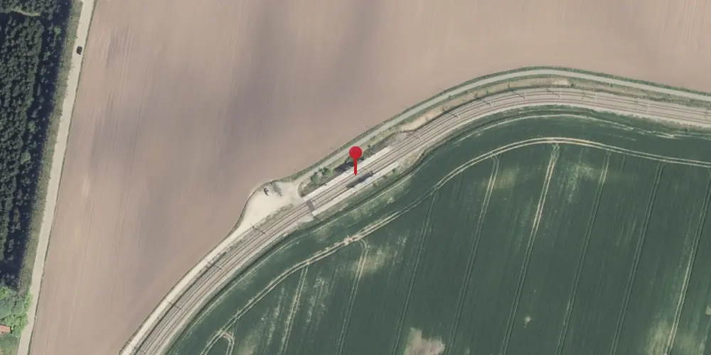 Historisk kort over Nye Letbanestation Historisk kort over Nye Letbanestation