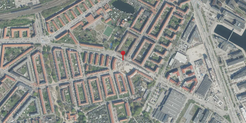 Historisk kort over Mozarts Plads Metrostation Historisk kort over Mozarts Plads Metrostation