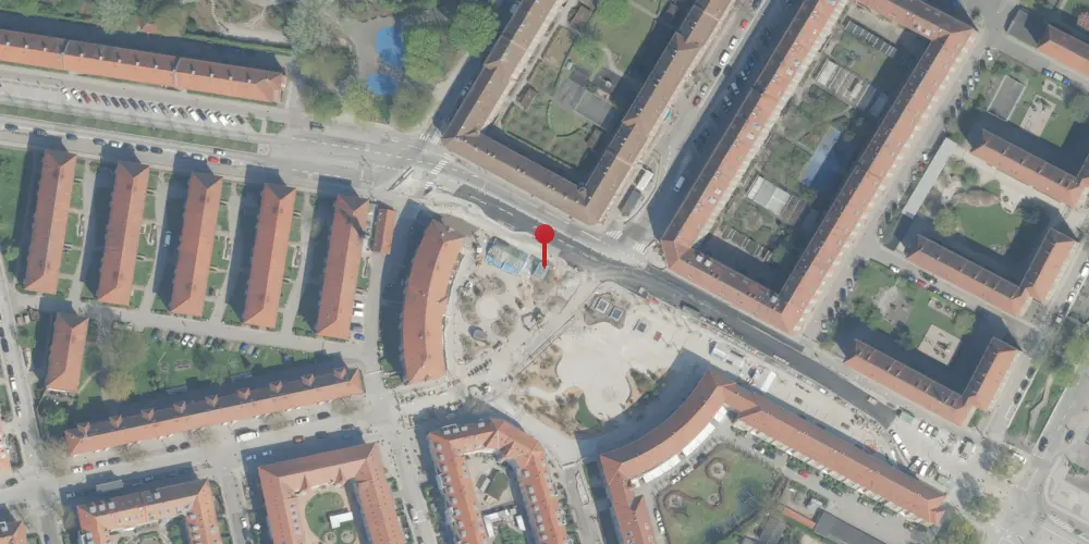 Historisk kort over Mozarts Plads Metrostation Historisk kort over Mozarts Plads Metrostation