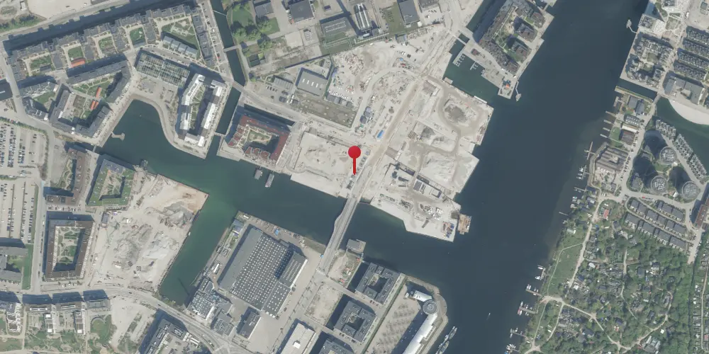 Historisk kort over Enghave Brygge Metrostation