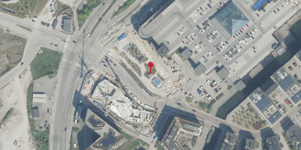 Historisk kort over Havneholmen Metrostation Historisk kort over Havneholmen Metrostation