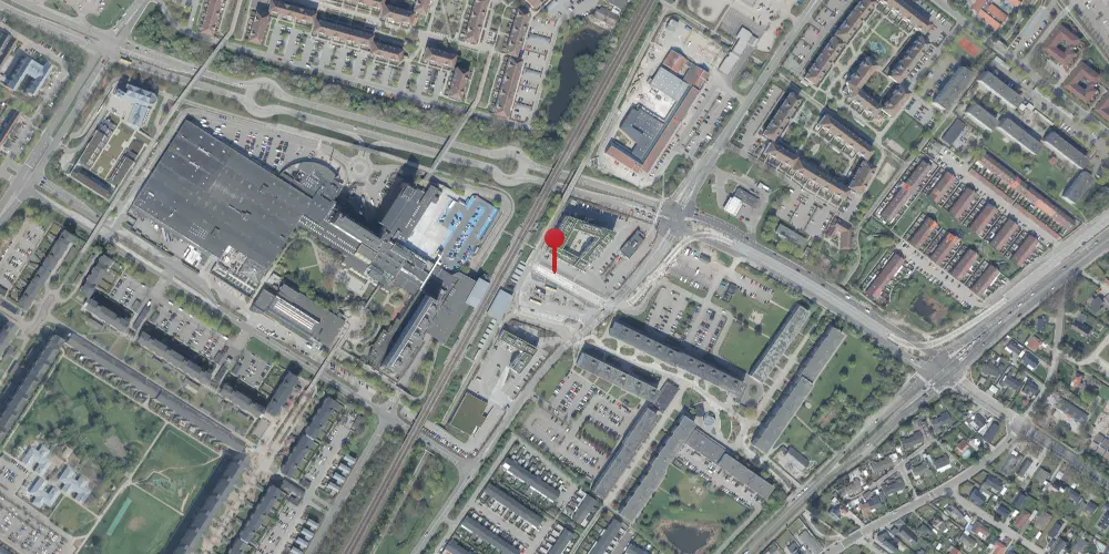 Historisk kort over Ishøj Station Letbanestation