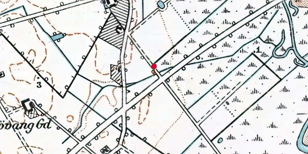 Historisk kort over Ishøj Strand - ARKEN Letbanestation Historisk kort over Ishøj Strand - ARKEN Letbanestation