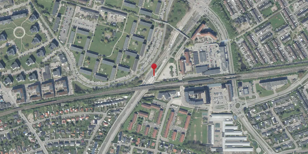 Historisk kort over Vallensbæk Station Letbanestation