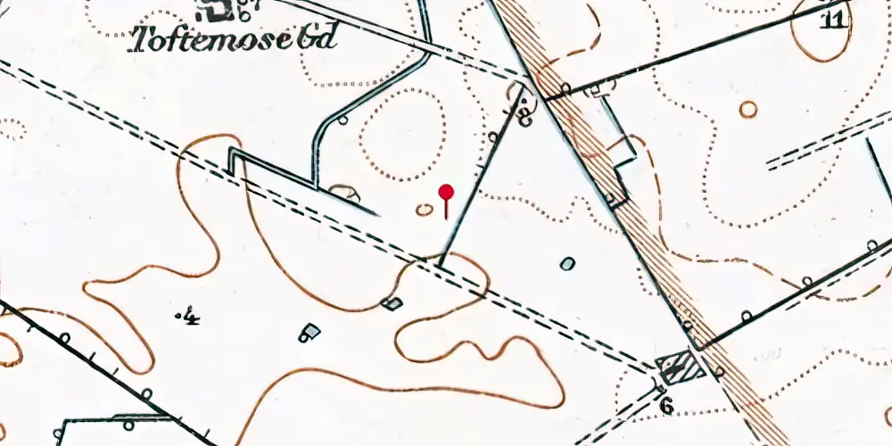 Historisk kort over Delta Park Letbanestation Historisk kort over Delta Park Letbanestation